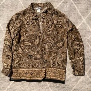 BonWorth Shirt Women Vintage S Petite Small Button Up Collared Long Sleeve